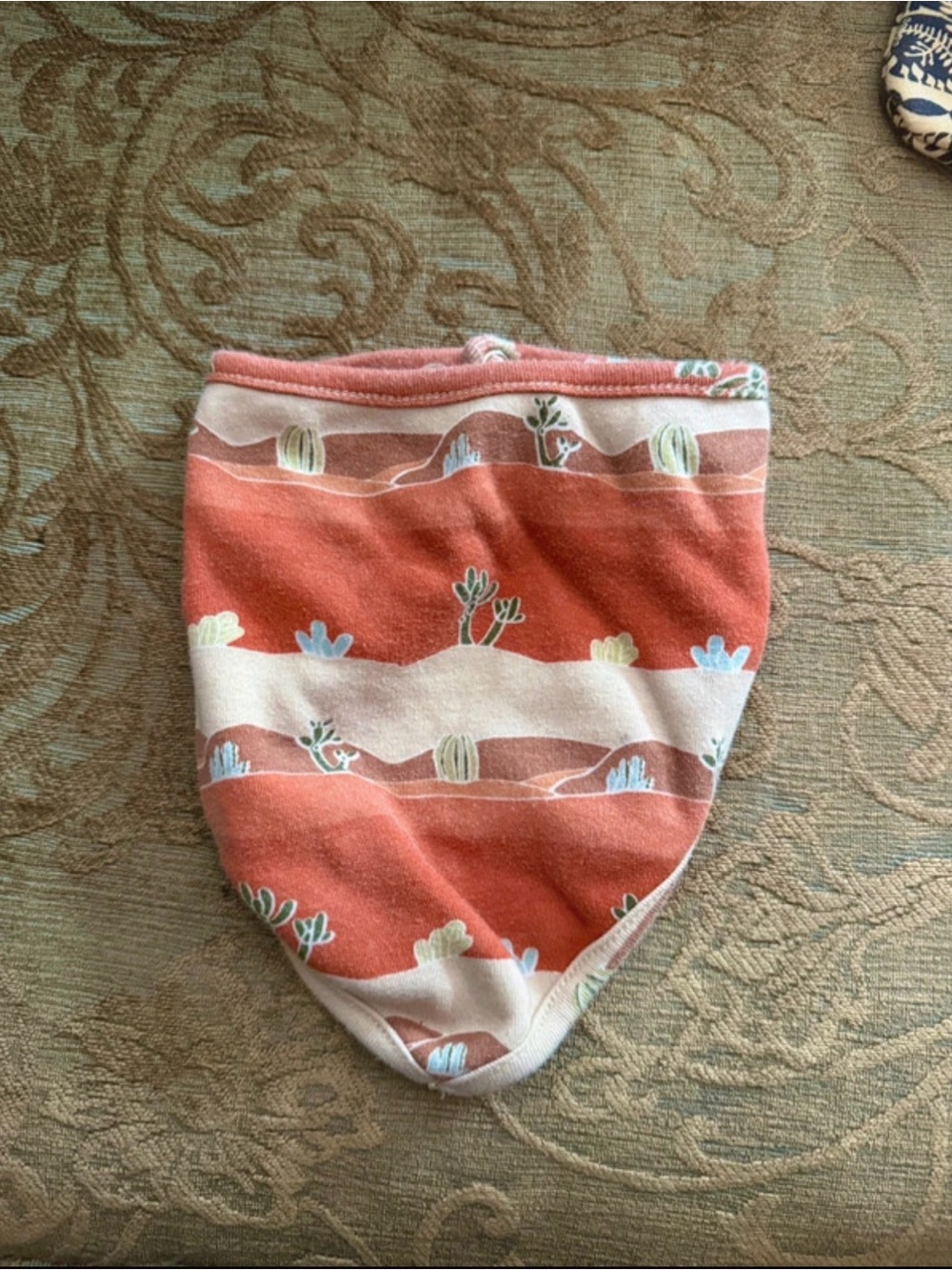 Kate Quinn Organic Cotton Desert Print Bandana Bib